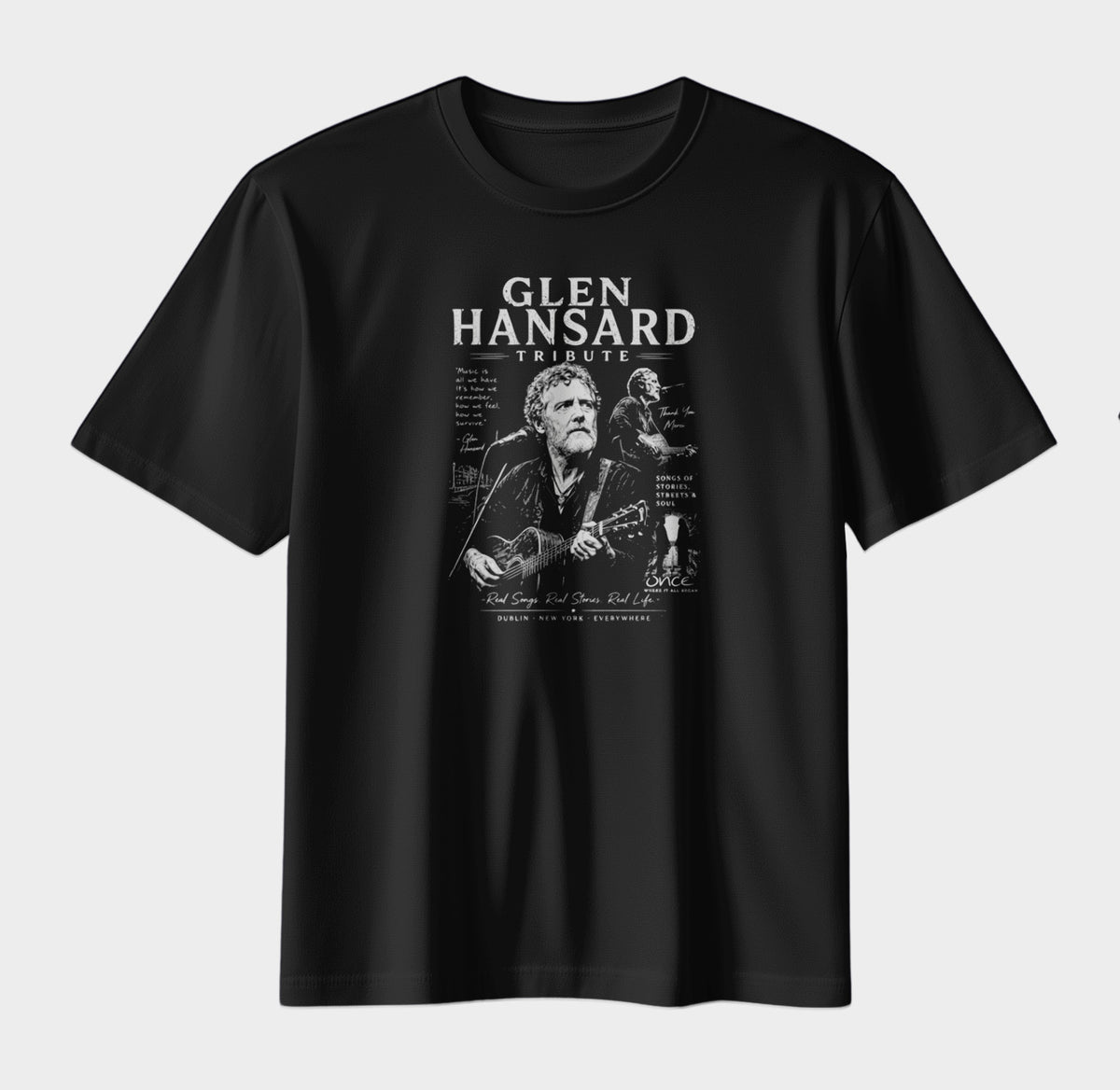 Glen Hansard Tribute Vintage Graphic T-Shirt – Retro Indie Folk Music Tee